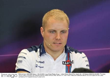 United States Grand Prix, Austin 22 - 25 October 2015 22.10.2015- Thursday official press conference PK Pressekonferenz Valtteri Bottas (FIN) Williams F1 Team FW37 