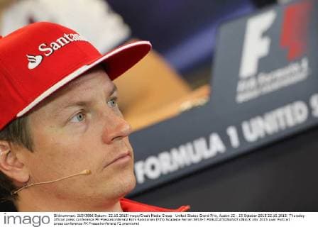 United States Grand Prix, Austin 22 - 25 October 2015 22.10.2015- Thursday official press conference PK Pressekonferenz Kimi Raikkonen (FIN) Scuderia Ferrari SF15-T 