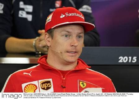 United States Grand Prix, Austin 22 - 25 October 2015 22.10.2015- Thursday official press conference PK Pressekonferenz Kimi Raikkonen (FIN) Scuderia Ferrari SF15-T 