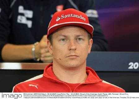22.10.2015. Circuit of the Americas, Austin Texas, USA. Formula 1 Grand Prix. Drivers arrival and press conference PK Pressekonferenz Scuderia Ferrari & x2013; Kimi Raikkonen xLeannexBoonx  ActionPlus11674348