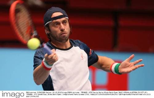 TENNIS - ATP Tennis Herren Erste Bank Open 2015 VIENNA,AUSTRIA,22.OCT.15 - TENNIS - ATP World Tour, Erste Bank Open. Image shows Paolo Lorenzi (ITA). GEPAxpictures xMarioxKneisl