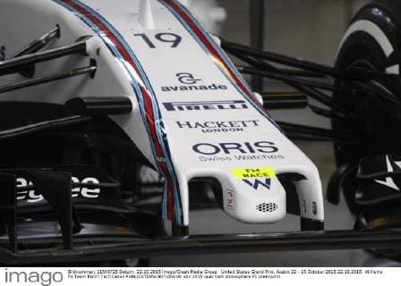 United States Grand Prix, Austin 22 - 25 October 2015 22.10.2015- Williams F1 Team FW37 Tech Detail 