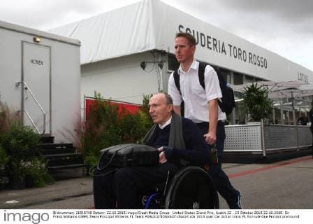 United States Grand Prix, Austin 22 - 25 October 2015 22.10.2015- Sir Frank Williams (GBR),Team Principal Williams F1 Team 