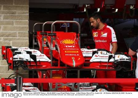 United States Grand Prix, Austin 22 - 25 October 2015 22.10.2015- Scuderia Ferrari SF15-T Frontal Wing 