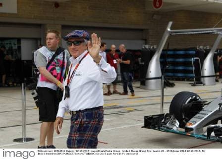 United States Grand Prix, Austin 22 - 25 October 2015 22.10.2015- Sir Jackie Stewart (GBR) 