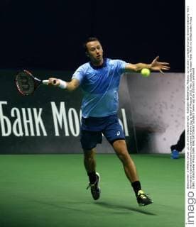 RUSSIAN FEDERATION. Moscow. 22 oct.2015. complex OLympic (Indoore stadium). XXVI Anniversary International tennis tournament Kremlin Cup by Bank of Moscow 2015. Men, Singles. Karatsev Aslan (RUS) vs Kohlschreiber Philipp (GER). Kohlschreiber Philipp (GER) 