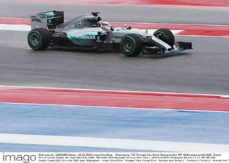 Motorsports: FIA Formula One World Championship WM Weltmeisterschaft 2015, Grand Prix of United States, 44 Lewis Hamilton (GBR, Mercedes AMG Petronas Formula One Team), xHOCHxZWEIx