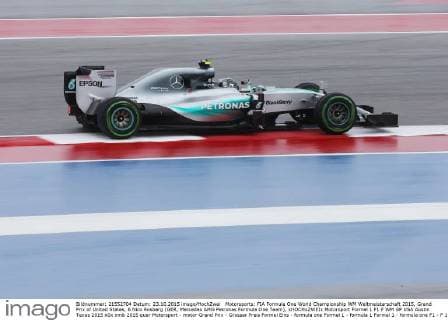 Motorsports: FIA Formula One World Championship WM Weltmeisterschaft 2015, Grand Prix of United States, 6 Nico Rosberg (GER, Mercedes AMG Petronas Formula One Team), xHOCHxZWEIx