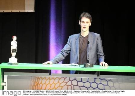 23.10.2015 - Deutsche Akademie für Fussballkultur - Fussballgala - Verleihung Walter Bensemann Preis 2015 JüRa - Norbert Niclauß (Referent Bundesregierung)