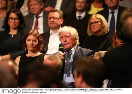 23.10.2015 - Deutsche Akademie für Fussbalkultur - Fussballgala - Verleihung Walter Bensemann Preis 2015 JüRa - Erich Rutemöller