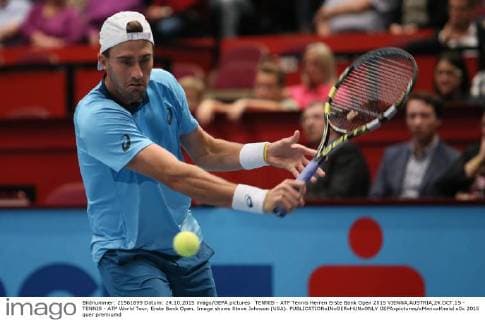 TENNIS - ATP Tennis Herren Erste Bank Open 2015 VIENNA,AUSTRIA,24.OCT.15 - TENNIS - ATP World Tour, Erste Bank Open. Image shows Steve Johnson (USA). GEPAxpictures xMarioxKneisl
