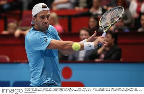 TENNIS - ATP Tennis Herren Erste Bank Open 2015 VIENNA,AUSTRIA,24.OCT.15 - TENNIS - ATP World Tour, Erste Bank Open. Image shows Steve Johnson (USA). GEPAxpictures xMarioxKneisl