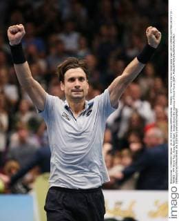 TENNIS - ATP Tennis Herren Erste Bank Open 2015 VIENNA,AUSTRIA,24.OCT.15 - TENNIS - ATP World Tour, Erste Bank Open. Image shows the rejoicing of David Ferrer (ESP). GEPAxpictures xMarioxKneisl