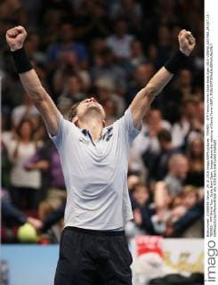 TENNIS - ATP Tennis Herren Erste Bank Open 2015 VIENNA,AUSTRIA,24.OCT.15 - TENNIS - ATP World Tour, Erste Bank Open. Image shows the rejoicing of David Ferrer (ESP). GEPAxpictures xMarioxKneisl