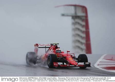 Motorsports: FIA Formula One World Championship WM Weltmeisterschaft 2015, Grand Prix of United States, 7 Kimi Raikkonen (FIN, Scuderia Ferrari), xHOCHxZWEIx