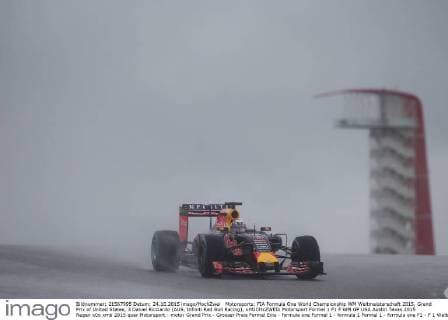 Motorsports: FIA Formula One World Championship WM Weltmeisterschaft 2015, Grand Prix of United States, 3 Daniel Ricciardo (AUS, Infiniti Red Bull Racing), xHOCHxZWEIx