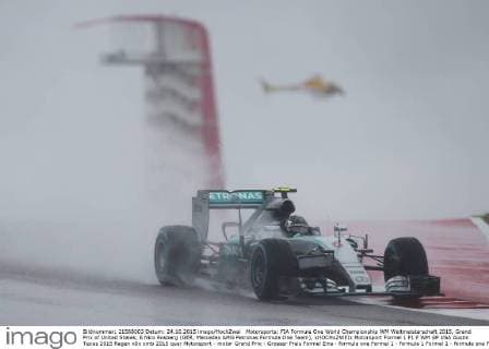 Motorsports: FIA Formula One World Championship WM Weltmeisterschaft 2015, Grand Prix of United States, 6 Nico Rosberg (GER, Mercedes AMG Petronas Formula One Team), xHOCHxZWEIx