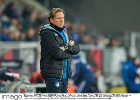 Hoffenheim Markus Gisdol (Trainer TSG 1899 Hoffenheim) TSG 1899 Hoffenheim vs Hamburger SV, Fussball, 1. Bundesliga, 23.10.2015 , Copyright: Neis Eibner-Pressefoto EP_ANS