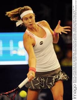 Tennis, WTA Turnier in Luxemburg Luxemburg, im Stefanie Voegele, Suisse, BGL BNP Paribas Luxemburg Open 2015, Tennis, WTA Tennis Damen Tour, 24.10.15, Mona Barthel (Ger) vs Steffi Voegele (SUI), im Halbfinale, CK Tenniscenter Luxemburg-Kockelscheuer, Copyright: Franzx Eibner-Pressefoto EP_pfz