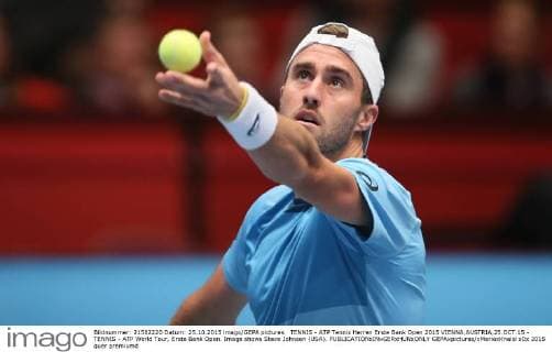 TENNIS - ATP Tennis Herren Erste Bank Open 2015 VIENNA,AUSTRIA,25.OCT.15 - TENNIS - ATP World Tour, Erste Bank Open. Image shows Steve Johnson (USA). GEPAxpictures xMarioxKneisl