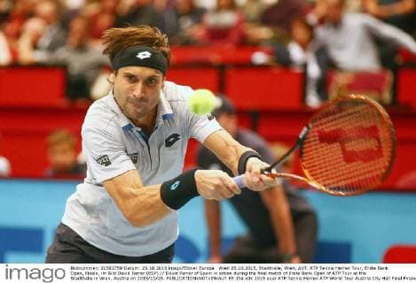 Wien 25.10.2015, Stadthalle, Wien, AUT, ATP Tennis Herren Tour, Erste Bank Open, Finale, im Bild David Ferrer (ESP) David Ferrer of Spain in action during the final match of Erste Bank Open of ATP Tour at the Stadthalle in Wien, Austria on 2015 10 25.  EP_tha  