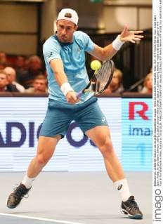 Wien 25.10.2015, Stadthalle, Wien, AUT, ATP Tennis Herren Tour, Erste Bank Open, Finale, im Bild Steve Johnson (USA) Steve Johnson of the United States in action during the final match of Erste Bank Open of ATP Tour at the Stadthalle in Wien, Austria on 2015 10 25.  EP_tha  