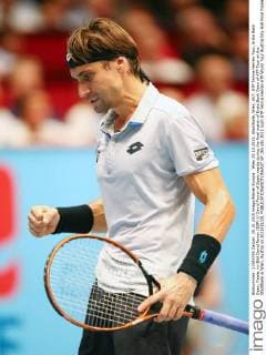 Wien 25.10.2015, Stadthalle, Wien, AUT, ATP Tennis Herren Tour, Erste Bank Open, Finale, im Bild David Ferrer (ESP) David Ferrer of Spain reacts during the final match of Erste Bank Open of ATP Tour at the Stadthalle in Wien, Austria on 2015 10 25.  EP_tha  
