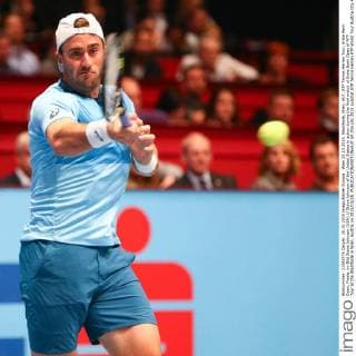 Wien 25.10.2015, Stadthalle, Wien, AUT, ATP Tennis Herren Tour, Erste Bank Open, Finale, im Bild Steve Johnson (USA) Steve Johnson of the United States in action during the final match of Erste Bank Open of ATP Tour at the Stadthalle in Wien, Austria on 2015 10 25.  EP_tha  