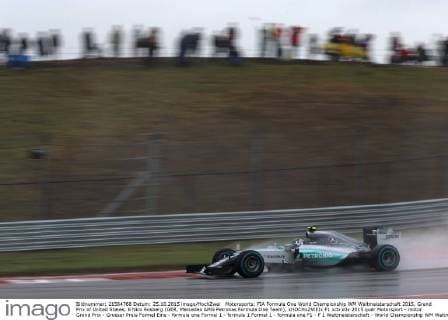 Motorsports: FIA Formula One World Championship WM Weltmeisterschaft 2015, Grand Prix of United States, 6 Nico Rosberg (GER, Mercedes AMG Petronas Formula One Team), xHOCHxZWEIx
