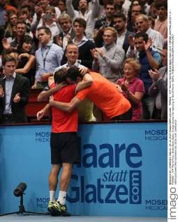 TENNIS - ATP Tennis Herren Erste Bank Open 2015 VIENNA,AUSTRIA,25.OCT.15 - TENNIS - ATP World Tour, Erste Bank Open. Image shows the rejoicing of David Ferrer (ESP). GEPAxpictures xMarioxKneisl