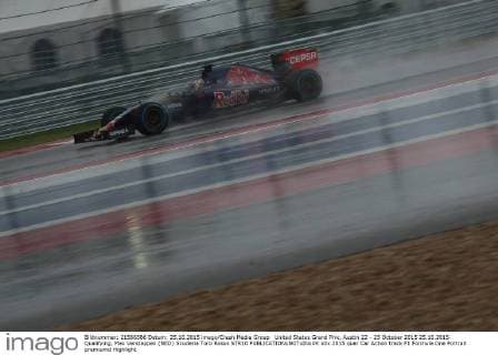 United States Grand Prix, Austin 22 - 25 October 2015 25.10.2015- Qualifying, Max Verstappen (NED) Scuderia Toro Rosso STR10 
