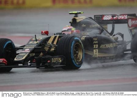 United States Grand Prix, Austin 22 - 25 October 2015 25.10.2015- Qualifying, Pastor Maldonado (VEN) Lotus F1 Team E23 
