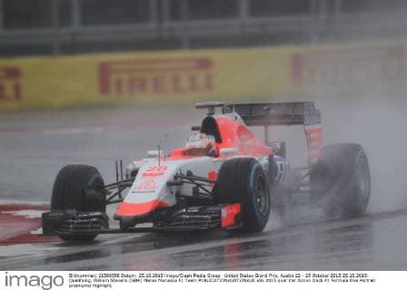 United States Grand Prix, Austin 22 - 25 October 2015 25.10.2015- Qualifying, William Stevens (GBR) Manor Marussia F1 Team 