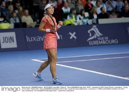Tennis BGLBNPParibas Open 2015 - Luxembourg WTA Tennis Damen Luxemburg - Finale 25.10.2015, Tennis WTA, Tennis BGLBNPParibas Open 2015 Finale - Luxembourg Kockelscheuer, Luxemburg v.l. 
