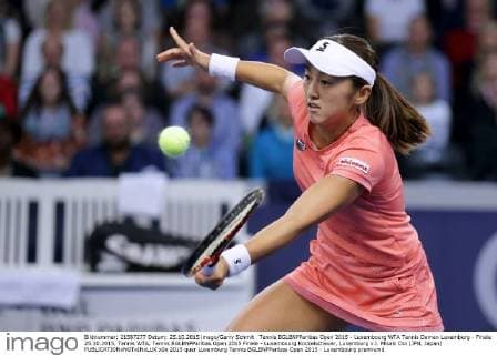 Tennis BGLBNPParibas Open 2015 - Luxembourg WTA Tennis Damen Luxemburg - Finale 25.10.2015, Tennis WTA, Tennis BGLBNPParibas Open 2015 Finale - Luxembourg Kockelscheuer, Luxemburg v.l. Misaki Doi (JPN, Japan) 