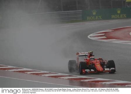 United States Grand Prix, Austin 22 - 25 October 2015 25.10.2015- Qualifying, Kimi Raikkonen (FIN) Scuderia Ferrari SF15-T 
