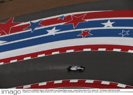 United States Grand Prix, Austin 22 - 25 October 2015 25.10.2015- Qualifying, Felipe Massa (BRA) Williams F1 Team FW37 