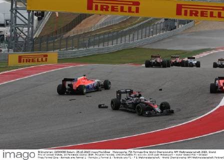Motorsports: FIA Formula One World Championship WM Weltmeisterschaft 2015, Grand Prix of United States, 14 Fernando Alonso (ESP, McLaren Honda), xHOCHxZWEIx