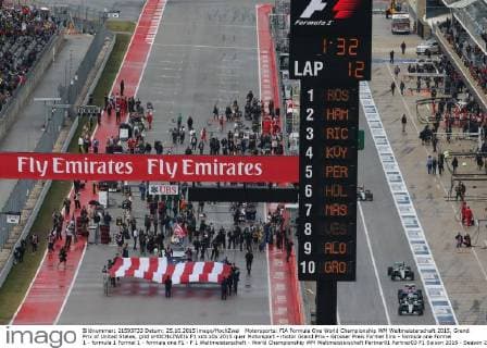 Motorsports: FIA Formula One World Championship WM Weltmeisterschaft 2015, Grand Prix of United States, grid xHOCHxZWEIx