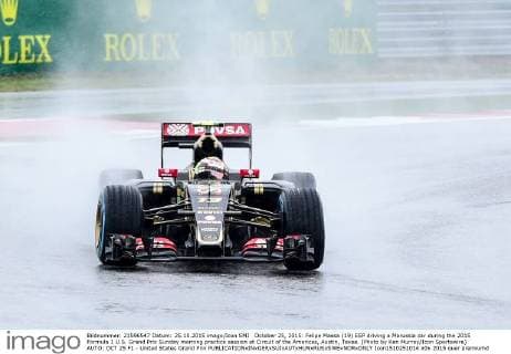 October 25, 2015: Felipe Massa (19) ESP driving a Marussia car during the 2015 Formula 1 U.S. Grand Prix Sunday morning practice session at Circuit of the Americas, Austin, Texas. (Photo by Ken Murray Icon Sportswire) AUTO: OCT 25 F1 - United States Grand Prix Icon1510251014 EDITORIAL USE ONLY
