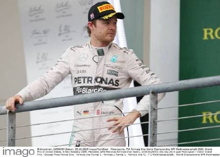 Motorsports: FIA Formula One World Championship WM Weltmeisterschaft 2015, Grand Prix of United States, 6 Nico Rosberg (GER, Mercedes AMG Petronas Formula One Team), xHOCHxZWEIx