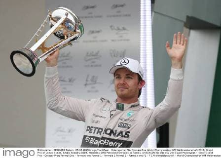 Motorsports: FIA Formula One World Championship WM Weltmeisterschaft 2015, Grand Prix of United States, 6 Nico Rosberg (GER, Mercedes AMG Petronas Formula One Team), xHOCHxZWEIx