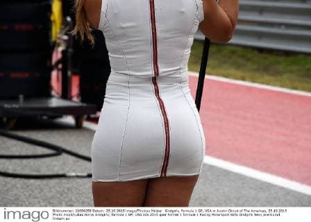 Gridgirls, formula 1 GP, USA in Austin Circuit of The Americas, 25.10.2015 Photo:mspb Lukas Gorys Gridgirls; formula 1 GP, USA