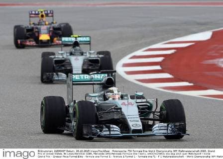Motorsports: FIA Formula One World Championship WM Weltmeisterschaft 2015, Grand Prix of United States, 44 Lewis Hamilton (GBR, Mercedes AMG Petronas Formula One Team), xHOCHxZWEIx