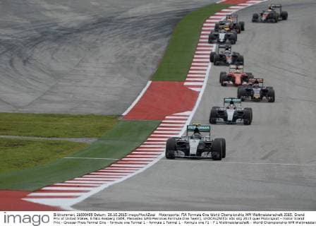 Motorsports: FIA Formula One World Championship WM Weltmeisterschaft 2015, Grand Prix of United States, 6 Nico Rosberg (GER, Mercedes AMG Petronas Formula One Team), xHOCHxZWEIx