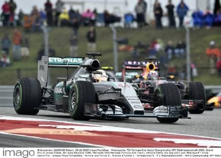 Motorsports: FIA Formula One World Championship WM Weltmeisterschaft 2015, Grand Prix of United States, 44 Lewis Hamilton (GBR, Mercedes AMG Petronas Formula One Team), xHOCHxZWEIx