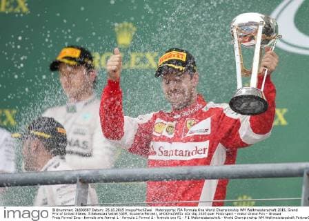 Motorsports: FIA Formula One World Championship WM Weltmeisterschaft 2015, Grand Prix of United States, 5 Sebastian Vettel (GER, Scuderia Ferrari), xHOCHxZWEIx