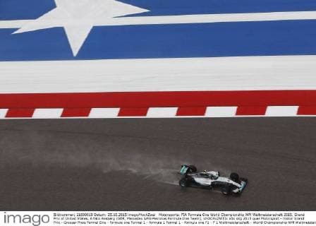Motorsports: FIA Formula One World Championship WM Weltmeisterschaft 2015, Grand Prix of United States, 6 Nico Rosberg (GER, Mercedes AMG Petronas Formula One Team), xHOCHxZWEIx