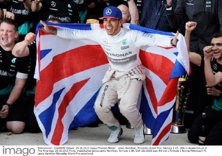 Lewis Hamilton; Mercedes Grand Prix, formula 1 GP, USA in Austin Circuit of The Americas, 25.10.2015 Photo:mspb Lukas Gorys Lewis Hamilton; formula 1 GP, USA