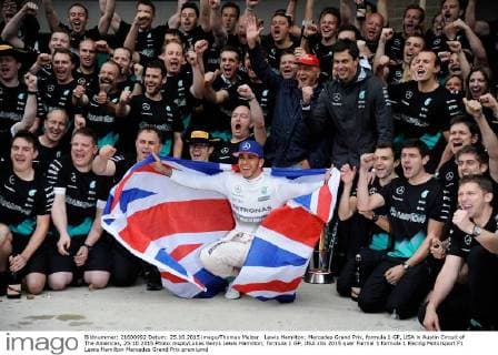 Lewis Hamilton; Mercedes Grand Prix, formula 1 GP, USA in Austin Circuit of The Americas, 25.10.2015 Photo:mspb Lukas Gorys Lewis Hamilton; formula 1 GP, USA